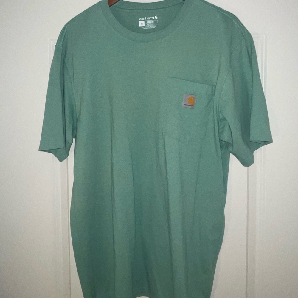 Green Carhartt shirt